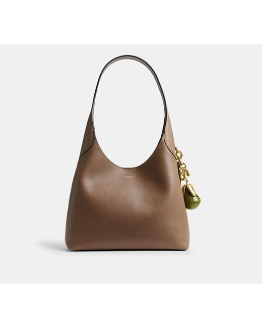 COACH Black Pear Bag Charm