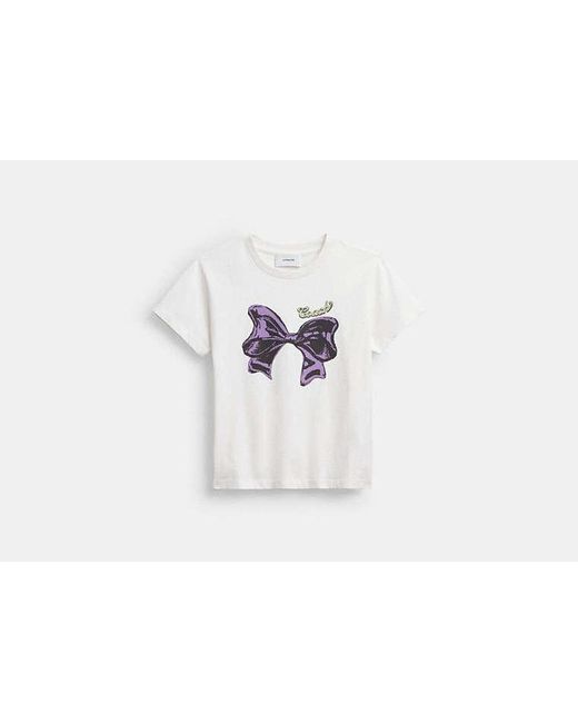 COACH Black Bow T-Shirt