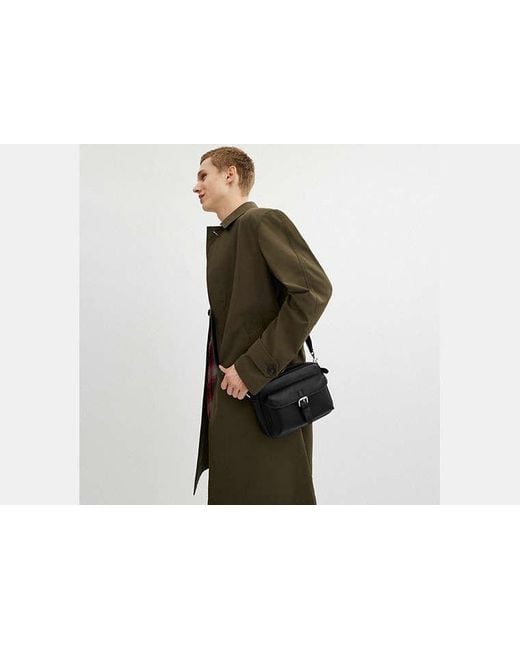 COACH Black Warner Crossbody Bag for men