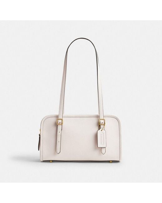 スイングコーチ　北國様 COACH Swing Zip Bag in White | Lyst