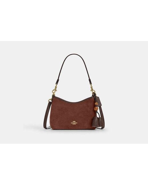 COACH Black Laurel Kleine Schultertasche Mit Quasseln