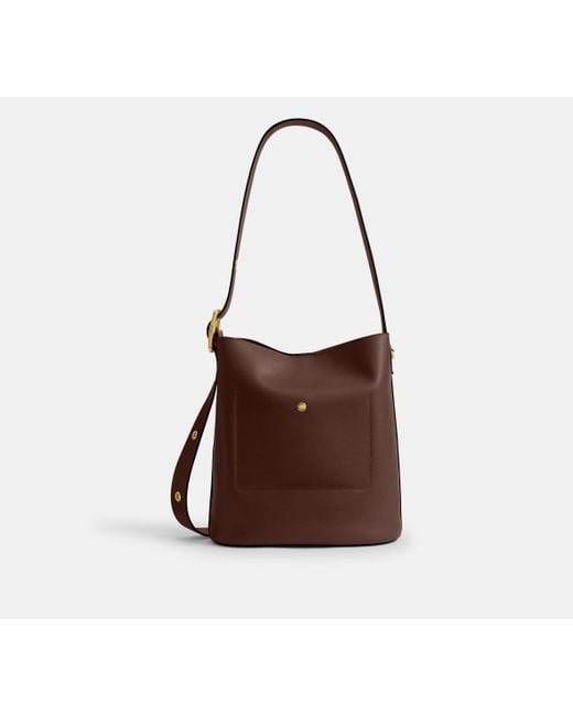 Borsa A Secchiello Bleecker di COACH in Black