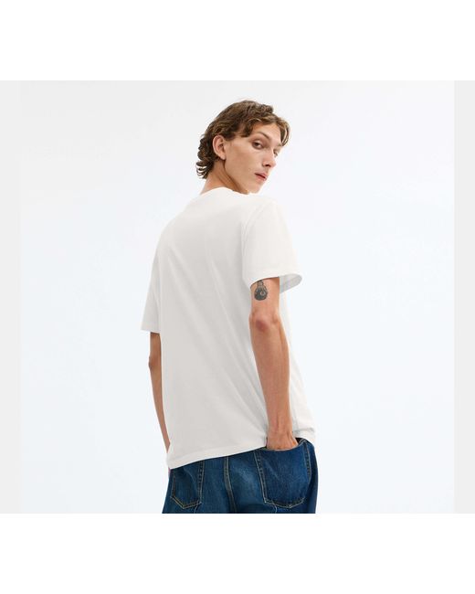COACH Black Signature Classic T-Shirt for men