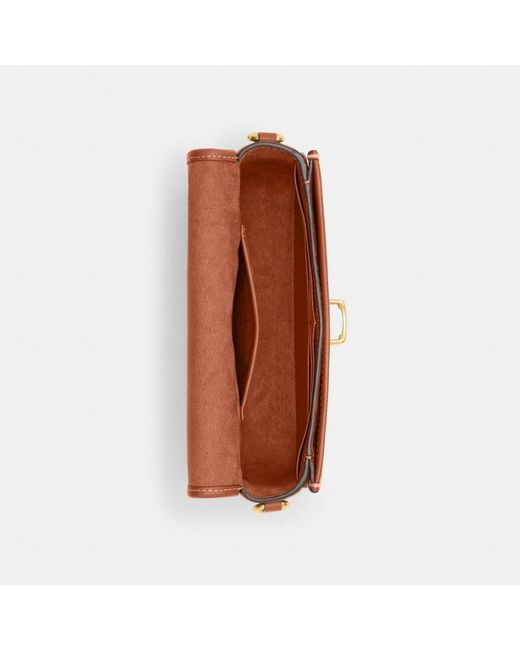 COACH Studio Baguette Bag In Signature Textile Jacquard in Brown