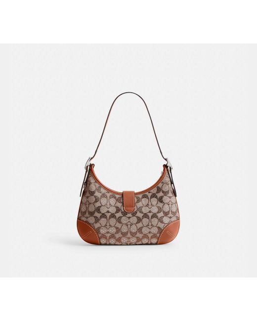 COACH Black Hamptons Hobo Bag