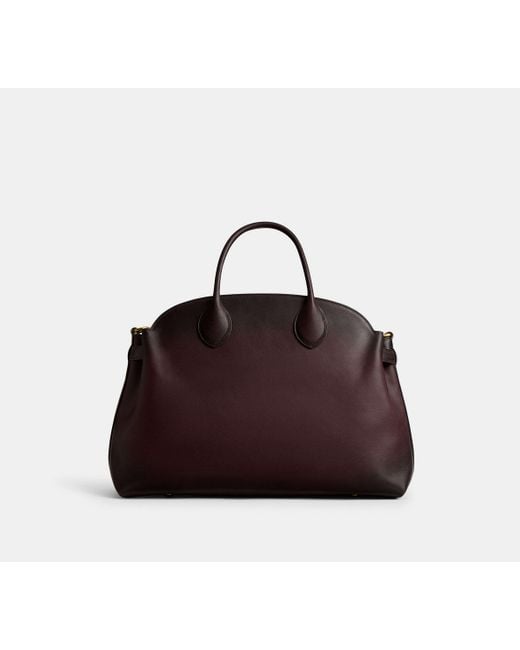 COACH Black Soft Empire Carryall Bag 40
