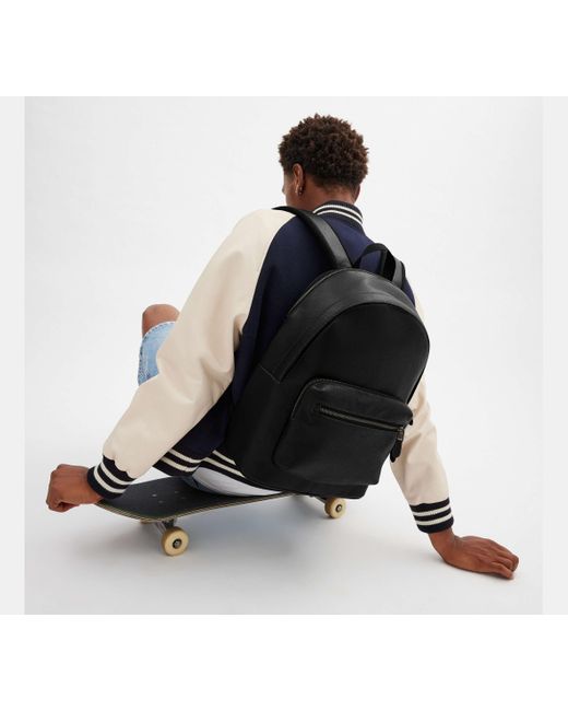 COACH Black West Backpack for men
