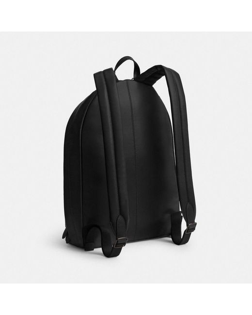 COACH Black Hall Backpack for men
