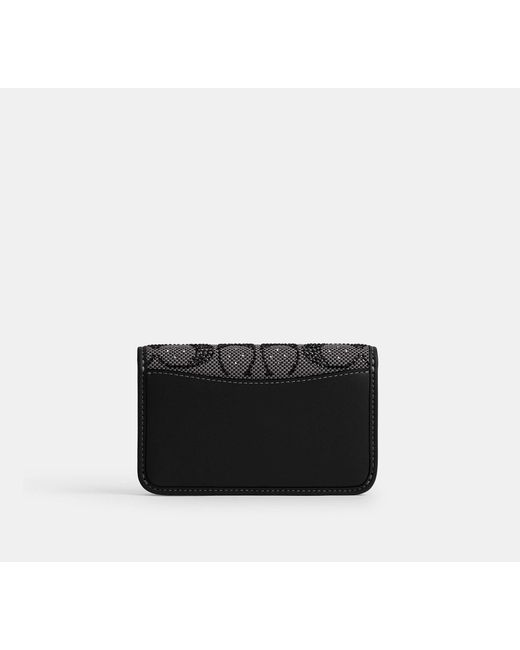 COACH Black Essential Slim Card Case