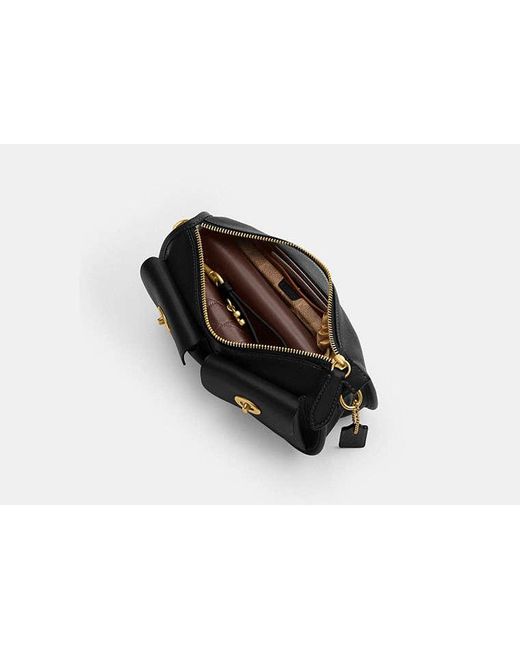 Sac Waverly À Double Fermeture Turnlock COACH en coloris Black
