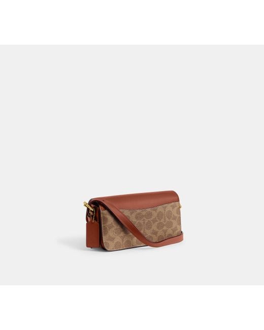 COACH Black Zoe Schultertasche Aus Signature Canvas