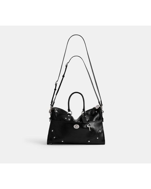 COACH Black Rhyder Satchel Bag 38