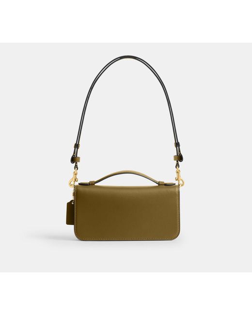 COACH Black New York Elora Top Handle Crossbody Bag