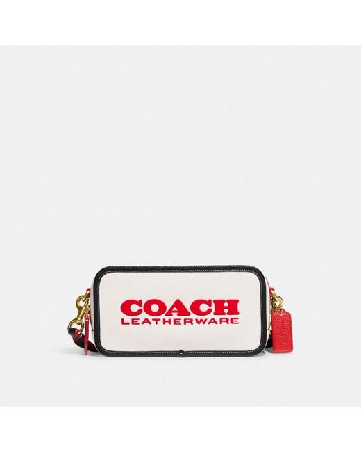 COACH Kia Camera Bag In Colorblock in Red Lyst