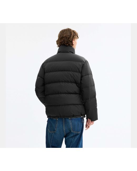 COACH Black Solid Down Jacket for men