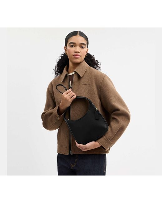 COACH Black Curve Zip Bag