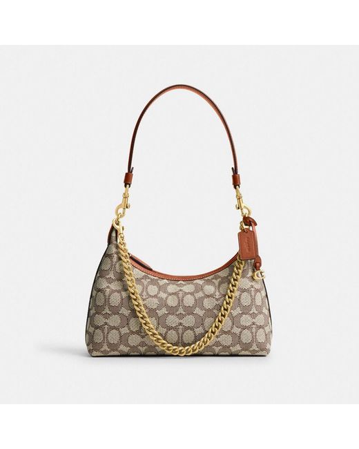 COACH Multicolor Juliet Shoulder Bag 25 In Signature Textile Jacquard
