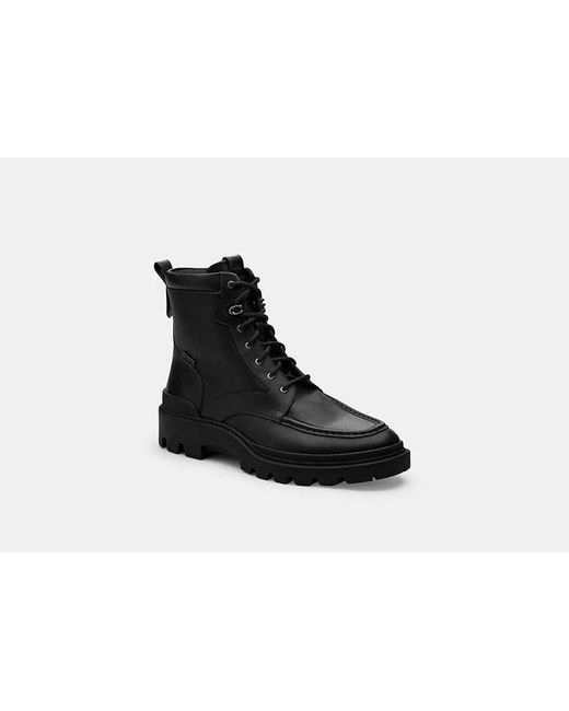 COACH Black Connor Boot for men