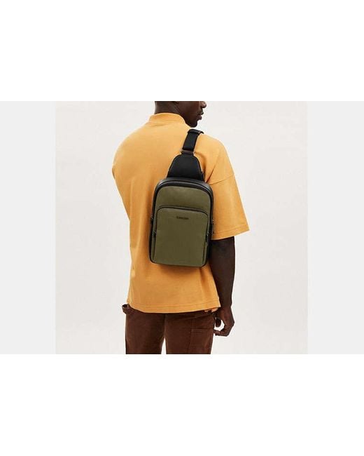 COACH Green Ethan Pack for men