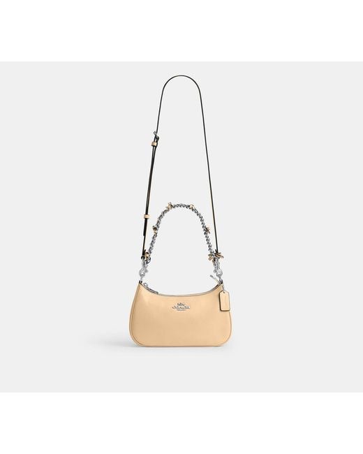 COACH Black Teri Shoulder Bag With Bows