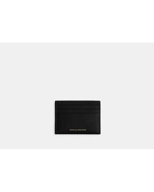 COACH Black Card Case Wallet Handbags, Canvas/Polyester for men