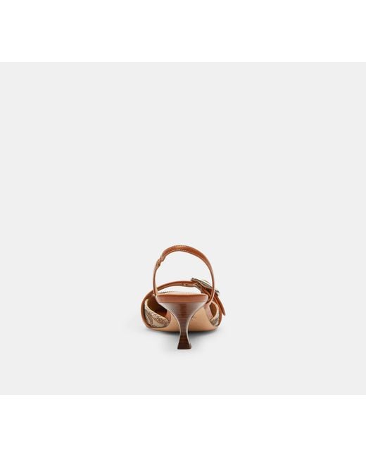 COACH Black Margot Slingback