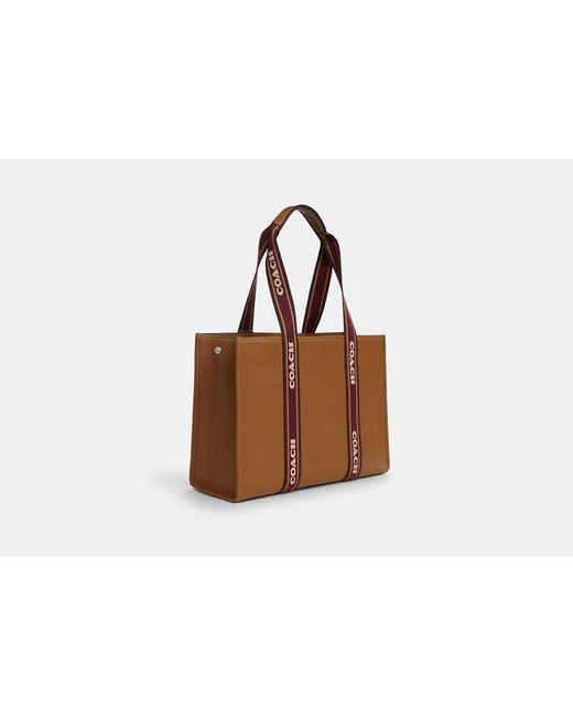 Grand cabas Smith COACH en coloris Brown