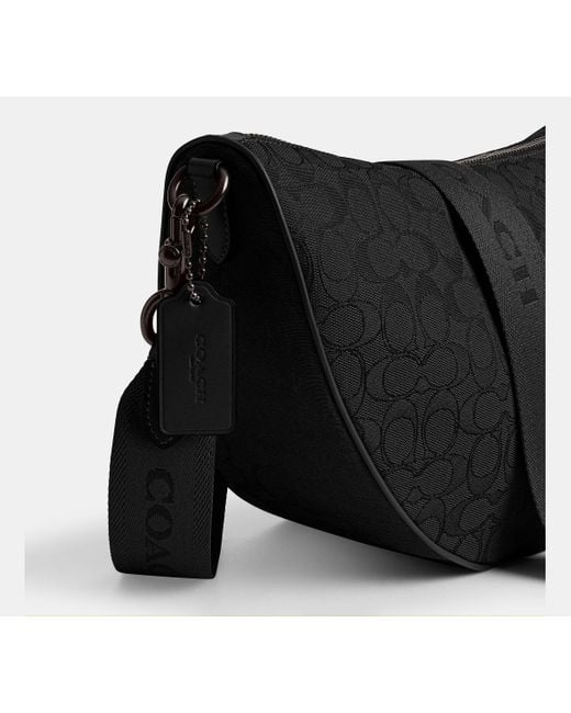 COACH Hall Weiche Slingbag 45 Aus Signature-Jacquard in Black für Herren