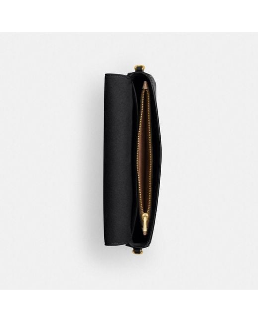 COACH Black Mila Crossbody Bag With Signature Canvas