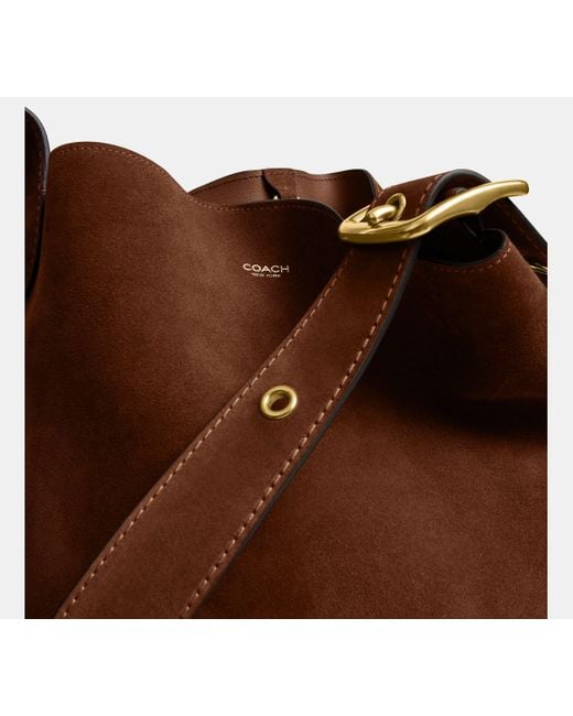 Borsa A Secchiello Bleecker di COACH in Black