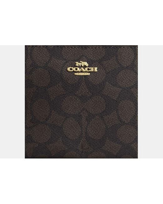 COACH Black Nolita 19 In Signature Canvas