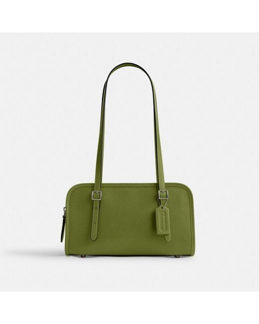 COACH Swing Zip Bag in Green | Lyst
