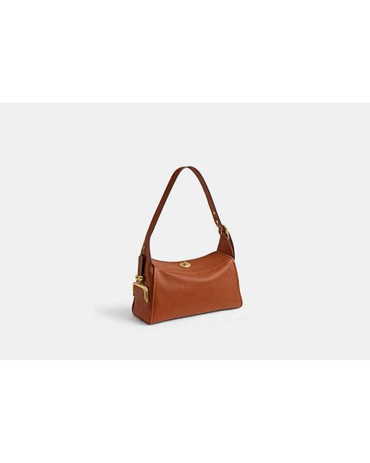 Sac Haversack À Fermeture Turnlock COACH en coloris Black
