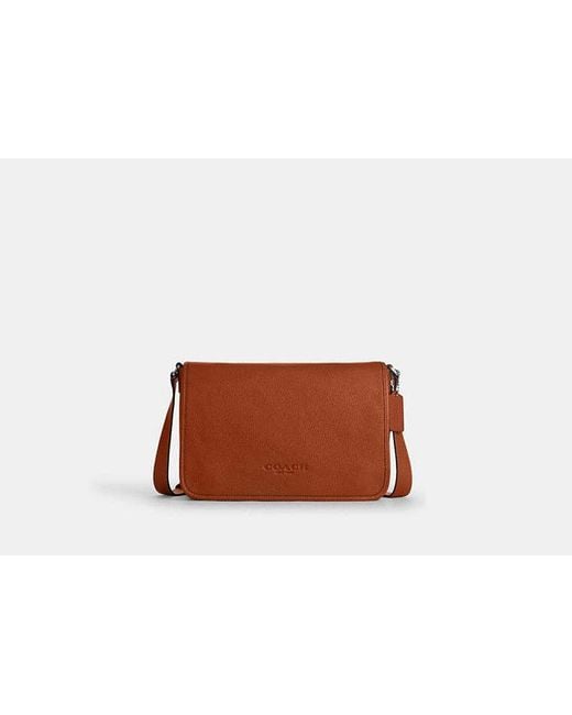 COACH Brown Colby Messenger Bag 32 for men