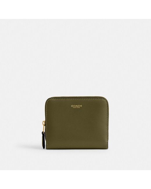 COACH Green New York Billfold Wallet
