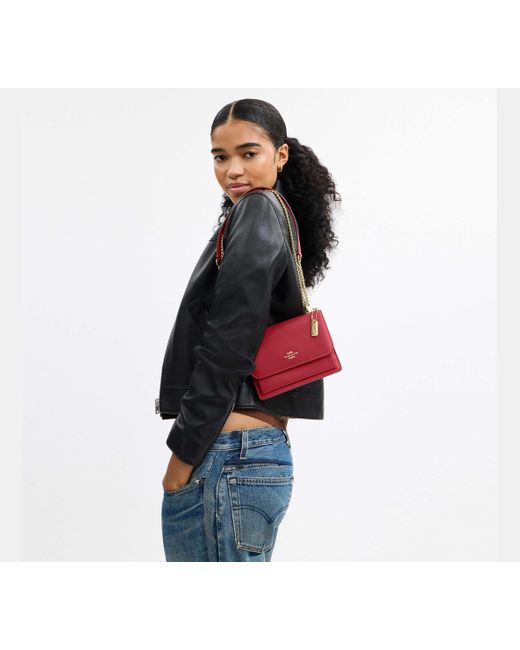 COACH Red Klare Mini Umhängetasche