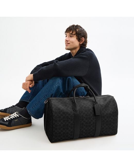 COACH Black Compass Bag 50