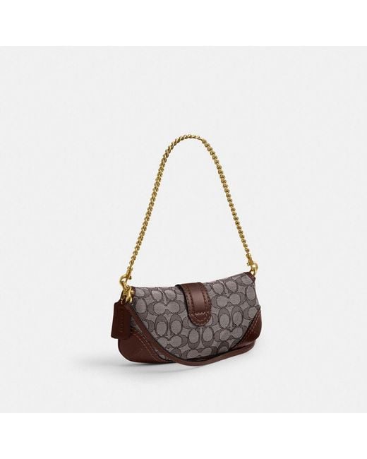 COACH Soho Bag 25 In Signature Jacquard in Brown | Lyst