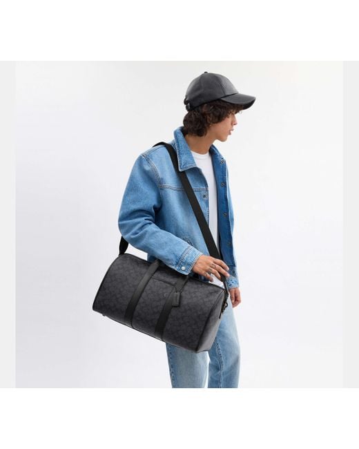 COACH Gotham Reisetasche 45 Aus Signature-Canvas in Black für Herren