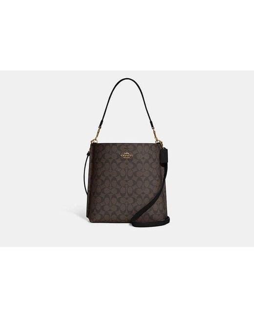 COACH Black Mollie Bucket Bag