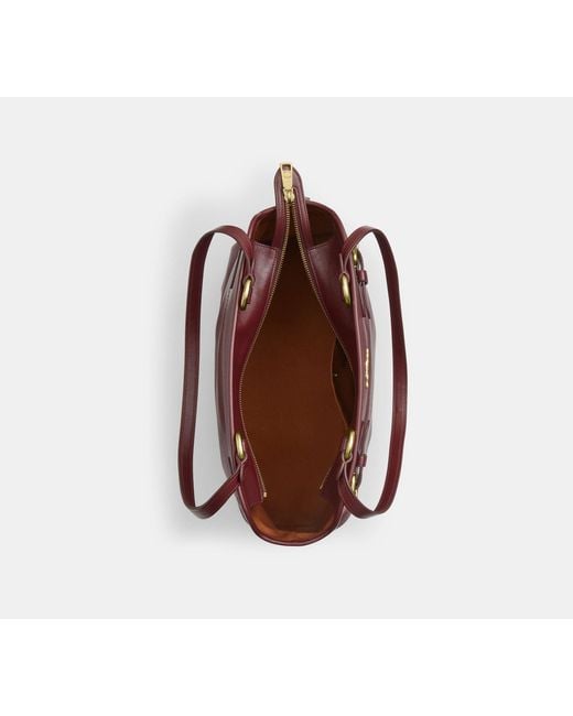 COACH Red Easton Tote Bag