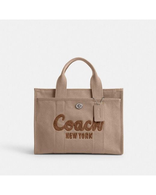 COACH Brown Cargo Tote Bag
