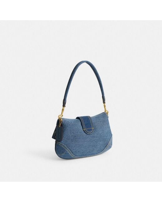 COACH Soho Bag In Repurposed Denim in Blue Lyst