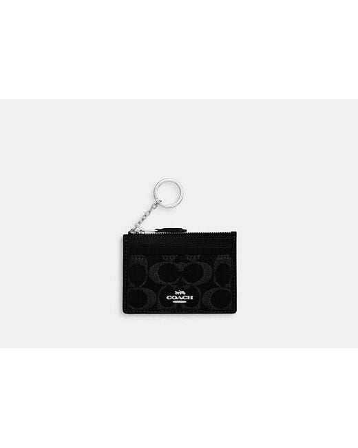 COACH Black Mini Id Case