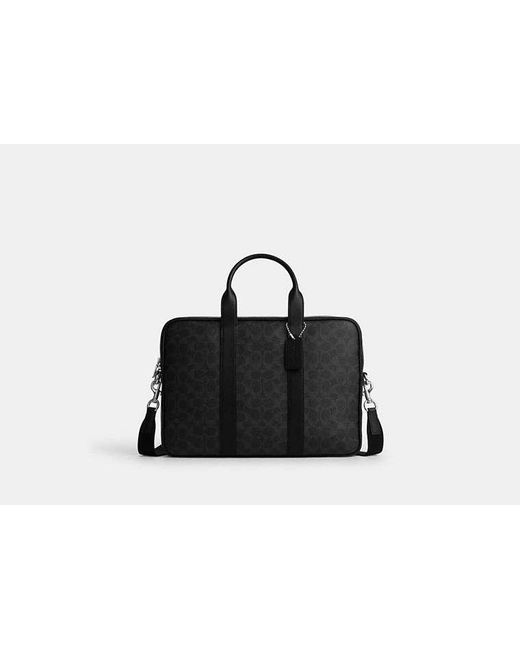 Valigetta Austin di COACH in Black da Uomo