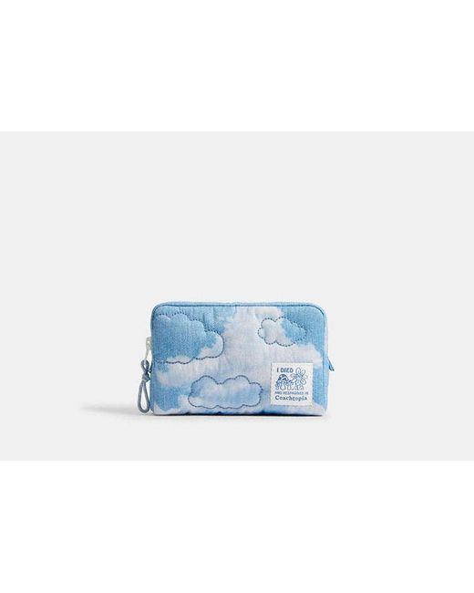 COACH Blue Topia Loop Beutel Mit Wolkenprint