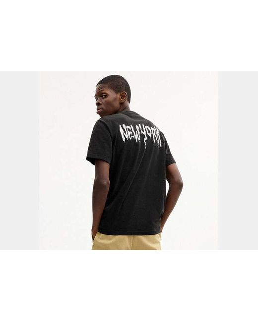 COACH Black Apple Classic T-Shirt for men