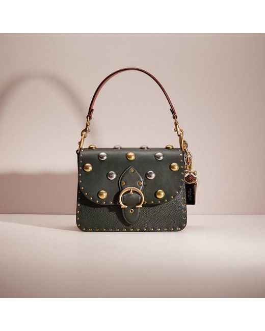 COACH Upcrafted Beat Shoulder Bag With Rivets Lyst
