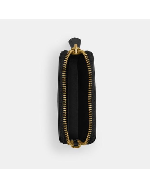 COACH Black Essential Chain Card Case