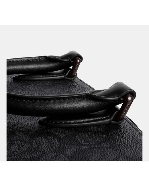 Valigetta Sottile Gotham di COACH in Black da Uomo